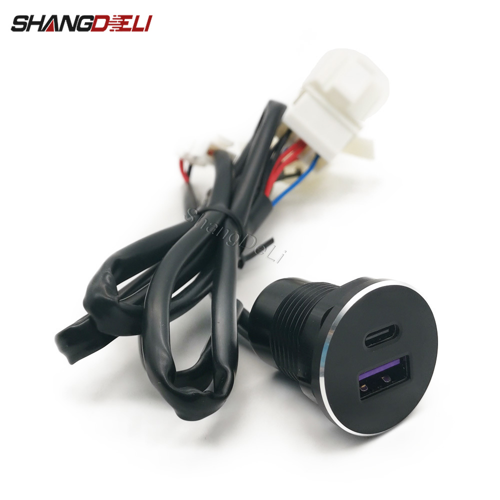 Usb C Hub - Автомобильное зарядное устройство с двумя USB-портами