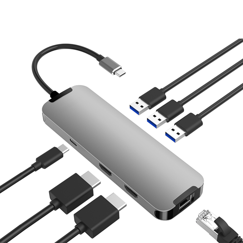 Usb C Hub - Многофункциональный совместимый USB-хаб OEM, адаптер USB