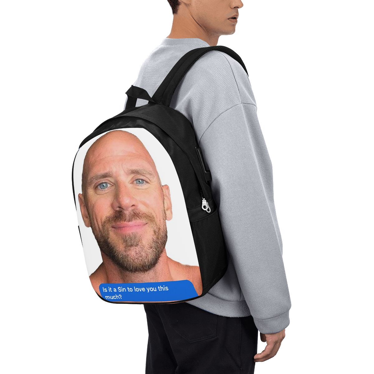 Рюкзак Johnny Sins Flirty Text – обзор и цена Laptop Bag