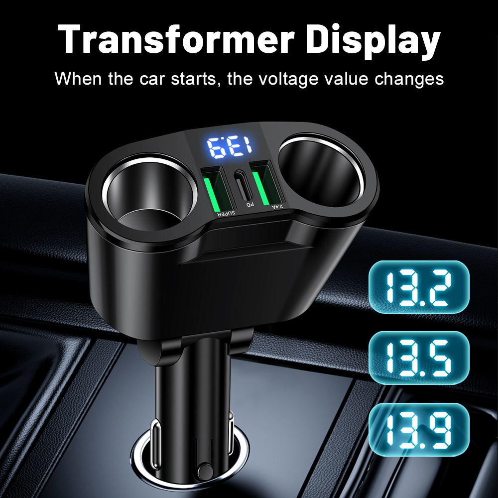 Автомобильное зарядное устройс – обзор и цена Usb C Hub